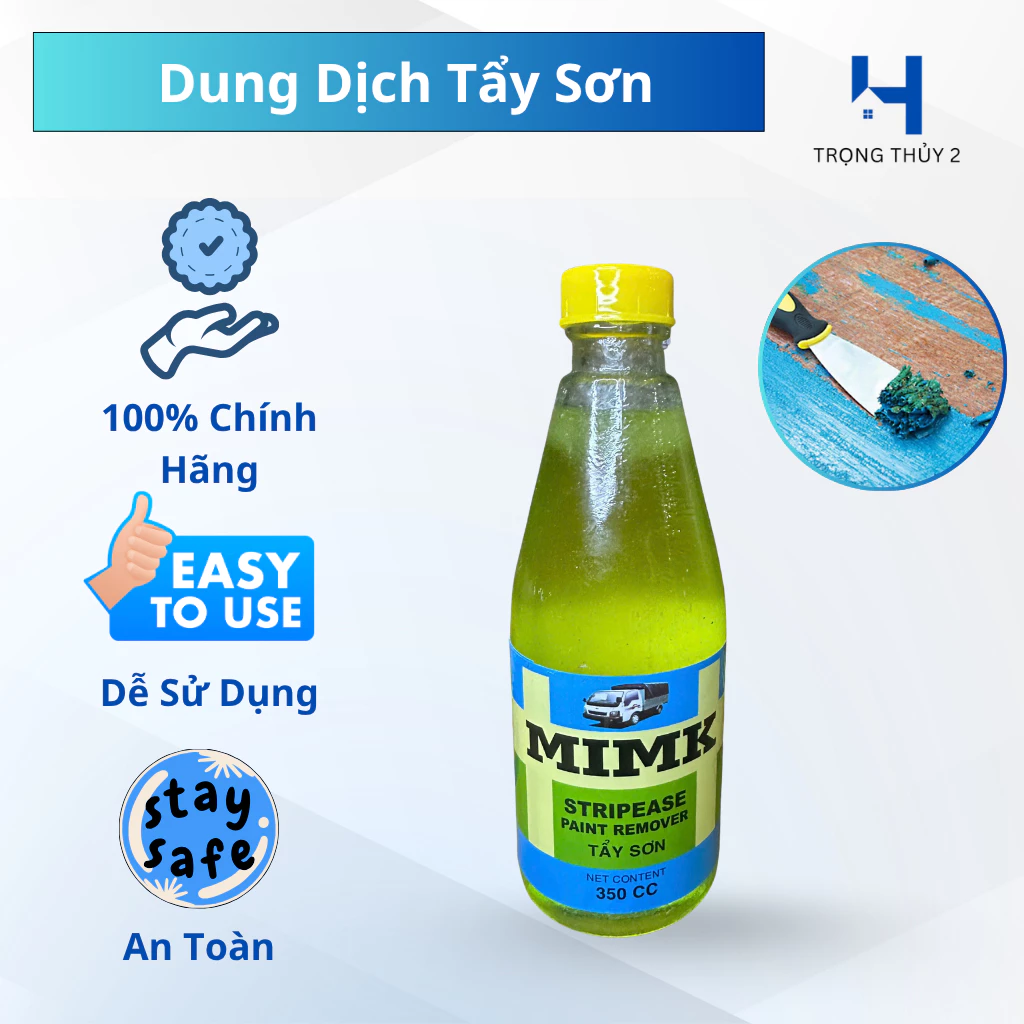 Dung Dịch Tẩy Sơn MIMK Chính Hãng – Tẩy Sơn, Keo, Mực Hiệu Quả – An Toàn Cho Kim Loại, Nhựa, Gỗ