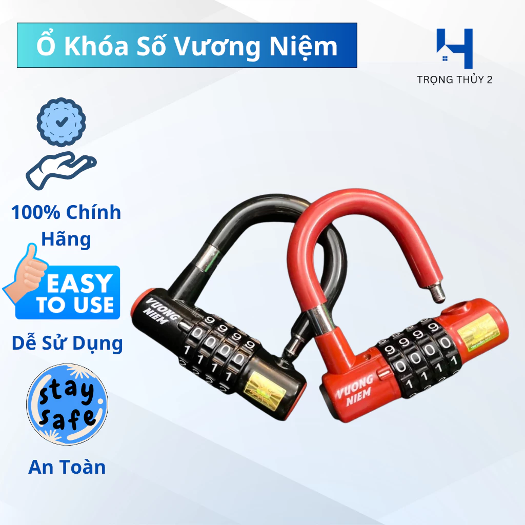 Ổ Khóa Mã Số Vương Niệm Chống Cắt Siêu Cứng Cáp - Bền Bỉ, An Toàn, Dễ Sử Dụng, Dễ Đổi Mật Khẩu